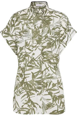 Brunello Cucinelli Cotton Printed Shirt