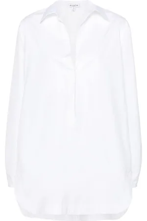 Alaïa Cotton Chemisier Mini Dress