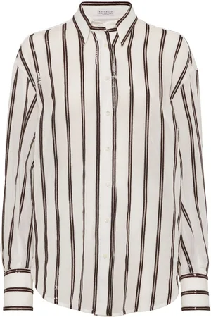 Brunello Cucinelli Striped Cotton Shirt