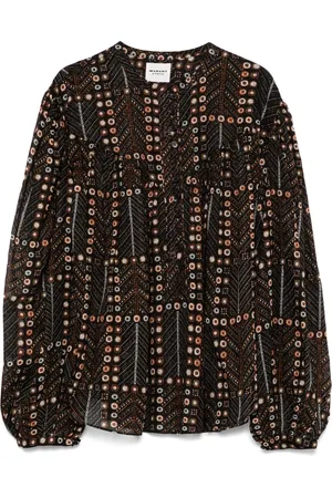 Marant Etoile Salika Printed Cotton Top