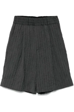 DRIES VAN NOTEN Pinstriped Bermuda Shorts