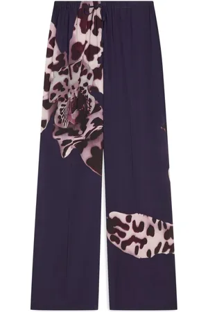 DRIES VAN NOTEN Puvis Prineted Trousers