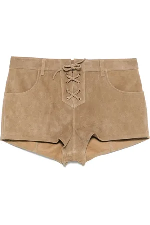 Isabel Marant Delma Leather Shorts