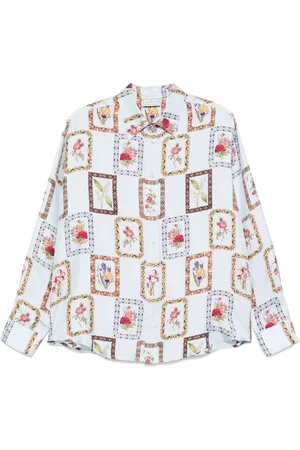 PIERRE-LOUIS MASCIA Printed Silk Shirt