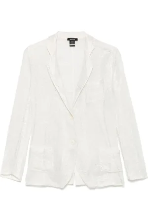 AVANT TOI Linen Blend Single-breasted Jacket