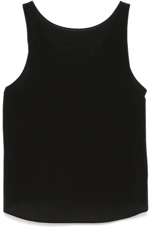 Emporio Armani Crepe Sleeveless Top