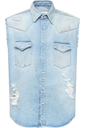 Maison Margiela Denim Sleeveless Shirt