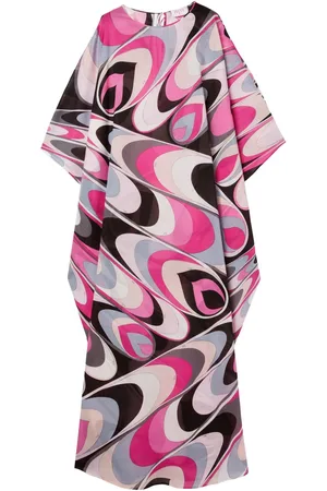 Puccini Printed Cotton Kaftan Dress