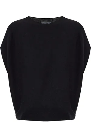 Emporio Armani Cotton Blend Knitted Top