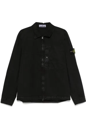 Stone Island Logo Cotton Overshirt