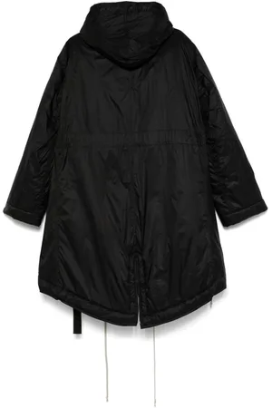 Rick Owens Long Parka With Hood