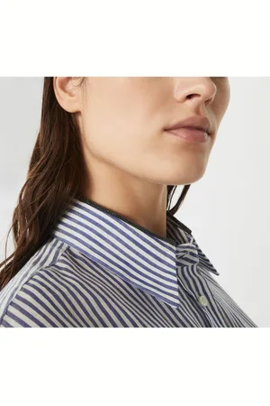 Brunello Cucinelli Striped Linen Shirt