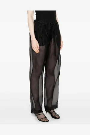 Khaite Trenton Silk Trousers