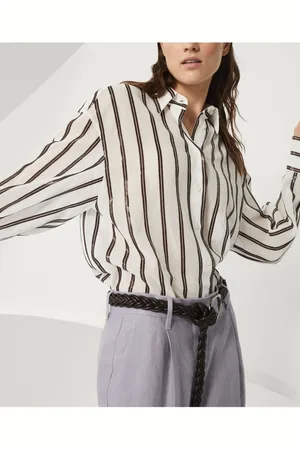 Brunello Cucinelli Striped Cotton Shirt