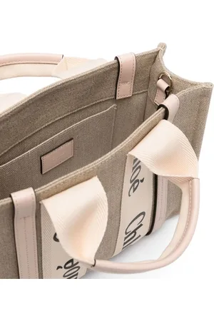 Chloé CHLOÈ- Woody Small Canvas Tote