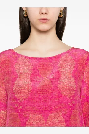 PIERRE-LOUIS MASCIA Printed Silk Maxi Dress