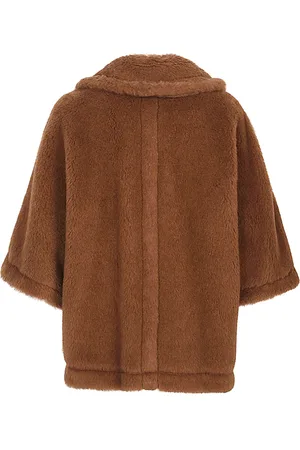 Max Mara Wool Buttoned Cape