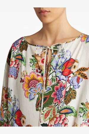 Etro Cotton And Silk Blend Top