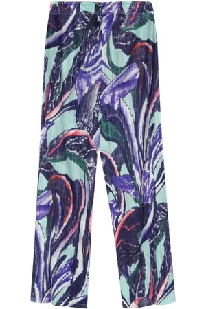 PLEATS PLEASE ISSEY MIYAKE Pleated Cropped Trousers