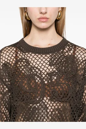 Max Mara Embroidered Cotton Top
