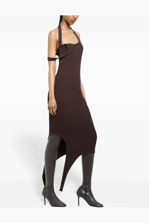 Courrèges Undressed Ribbed Midi Dress