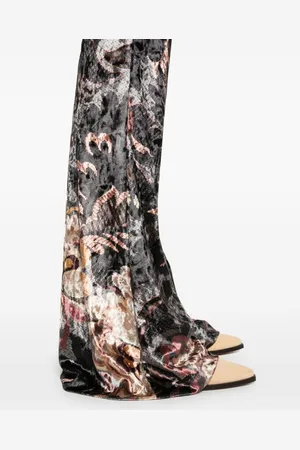 Etro Printed Flared Trousers