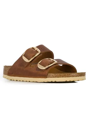 Birkenstock Arizona Buckle Oiled Leather Sandals