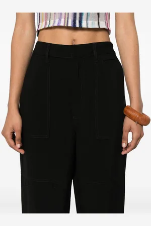 Loewe Linen Blend Cargo Trousers