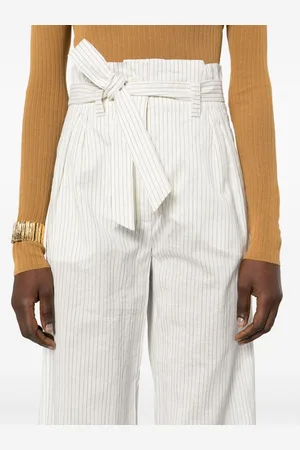 Max Mara Cotton And Silk Blend Trousers