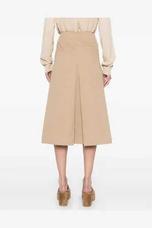SEMICOUTURE Mimi Cotton Midi Skirt
