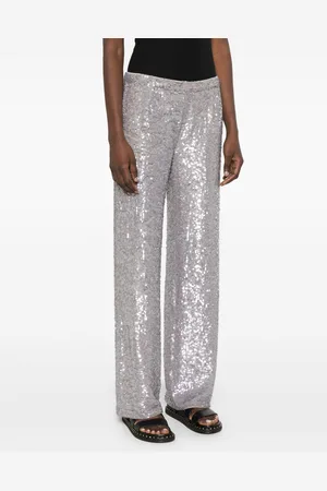 PAROSH Gong Sequined Trousers