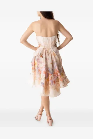 ZIMMERMANN Linen And Silk Blend Mini Dress