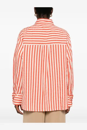 ALYSI Cotton Blend Striped Shirt