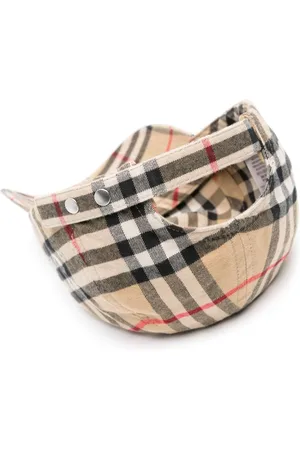 Burberry Check Motif Baseball Cap