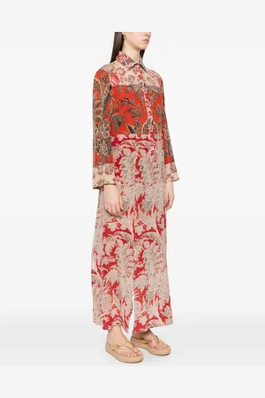 PIERRE-LOUIS MASCIA Printed Silk Maxi Dress