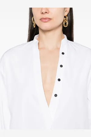 Khaite Brom Cotton Tunic Dress