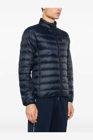 EA7 Logo Short Down Jacket