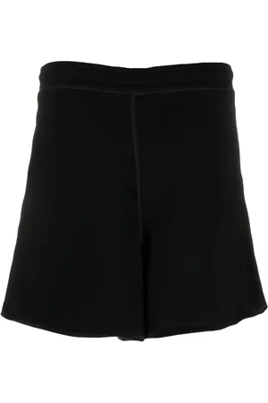 Ganni Logo Organic Cotton Shorts