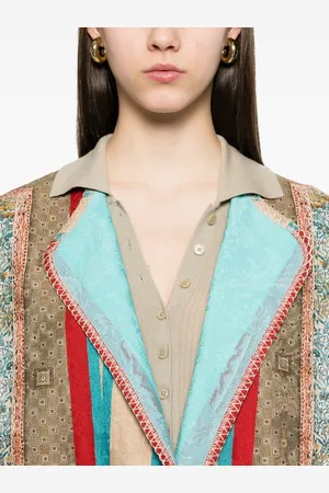 PIERRE-LOUIS MASCIA Printed Silk Kimono