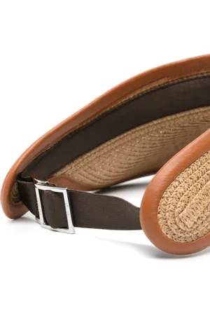 Max Mara Straw Visor Hat