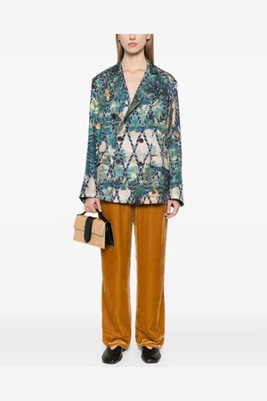 PIERRE-LOUIS MASCIA Printed Silk Jacket
