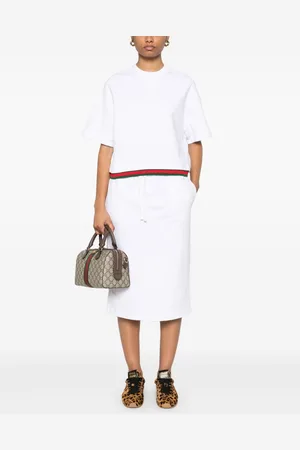 Gucci Web Detail Cotton T-shirt
