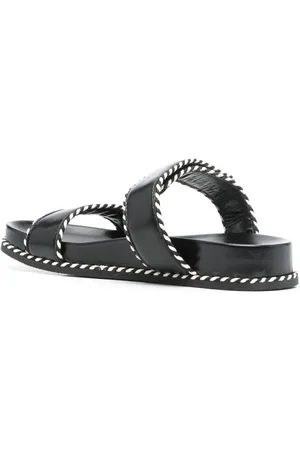 Emporio Armani Leather Sandals