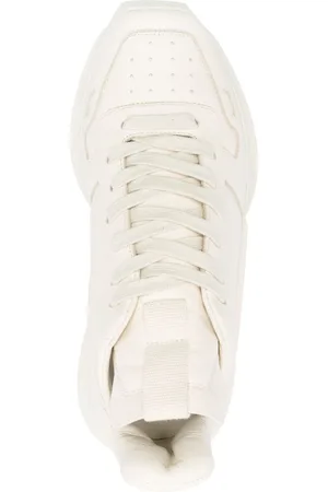 Rick Owens Geth Runner Leather Sneakers
