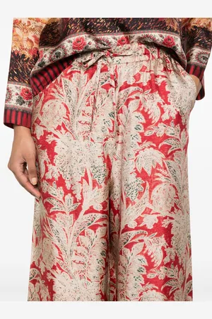 PIERRE-LOUIS MASCIA Printed Silk Trousers