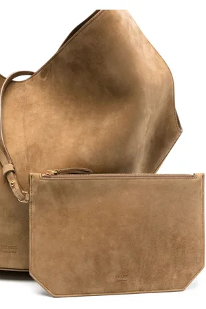 Khaite Lotus Medium Leather Shoulder Bag