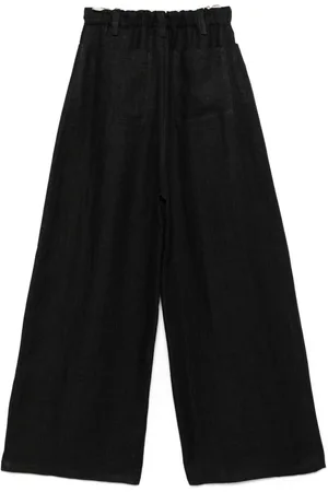 ALYSI Linen Wide Leg Trousers