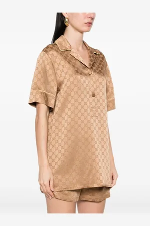 Gucci Gg Satin Shirt
