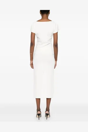 PAROSH Boat Neck T-shirt