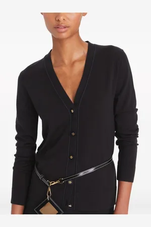 Tory Burch Wool And Silk Blend Cardigan